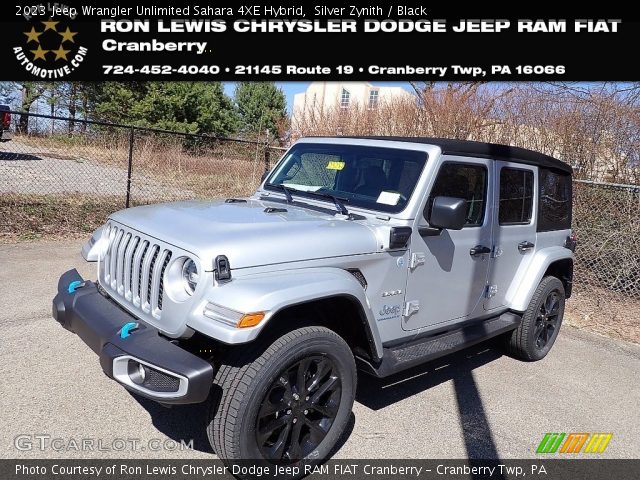 2023 Jeep Wrangler Unlimited Sahara 4XE Hybrid in Silver Zynith
