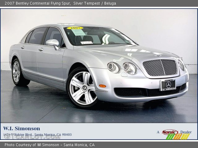 2007 Bentley Continental Flying Spur  in Silver Tempest
