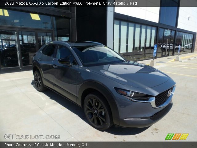 2023 Mazda CX-30 S Carbon Edition AWD in Polymetal Gray Metallic