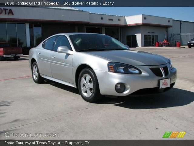 2008 Pontiac Grand Prix Sedan in Liquid Silver Metallic