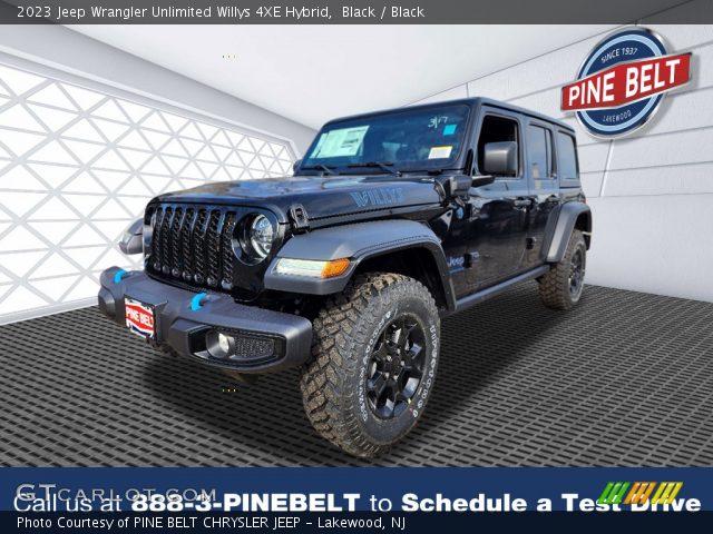 2023 Jeep Wrangler Unlimited Willys 4XE Hybrid in Black