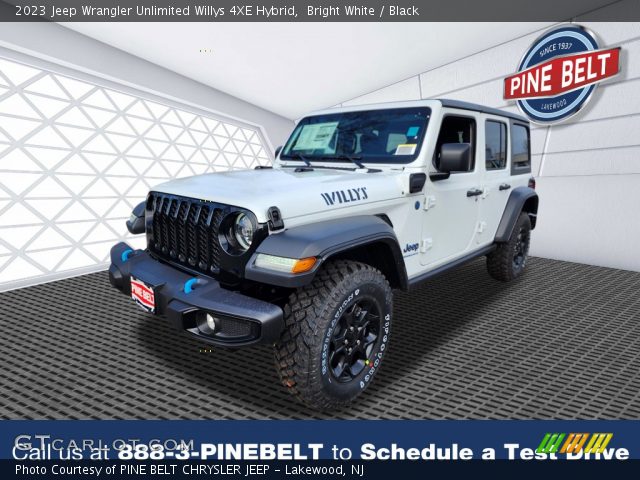 2023 Jeep Wrangler Unlimited Willys 4XE Hybrid in Bright White