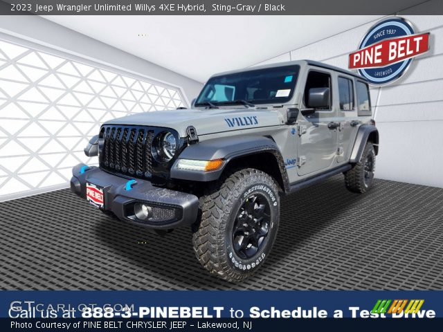 2023 Jeep Wrangler Unlimited Willys 4XE Hybrid in Sting-Gray