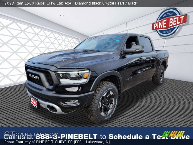 2023 Ram 1500 Rebel Crew Cab 4x4 in Diamond Black Crystal Pearl