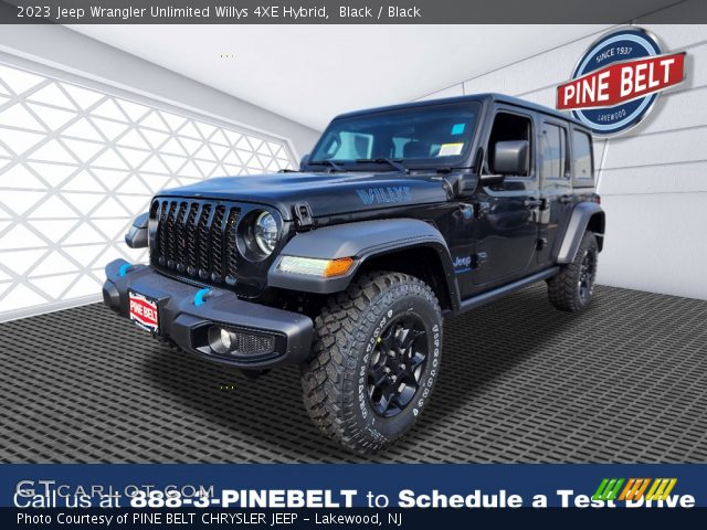 2023 Jeep Wrangler Unlimited Willys 4XE Hybrid in Black