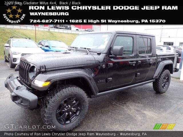 2023 Jeep Gladiator Willys 4x4 in Black