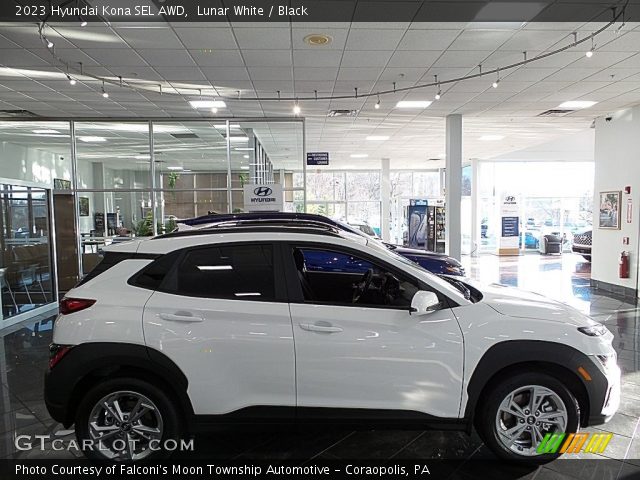 2023 Hyundai Kona SEL AWD in Lunar White