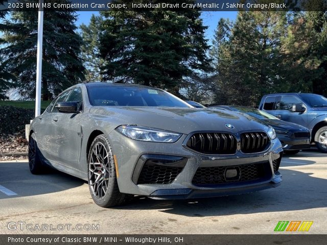 2023 BMW M8 Competition Gran Coupe in Individual Dravit Gray Metallic
