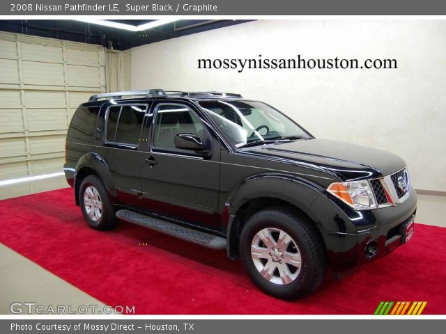2008 Nissan Pathfinder LE in Super Black