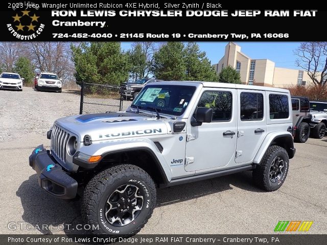2023 Jeep Wrangler Unlimited Rubicon 4XE Hybrid in Silver Zynith