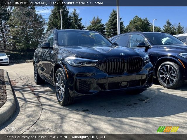 2023 BMW X5 xDrive40i in Black Sapphire Metallic