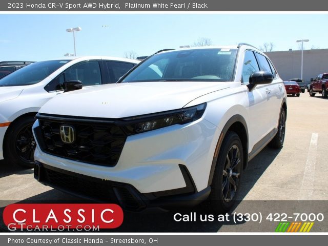 2023 Honda CR-V Sport AWD Hybrid in Platinum White Pearl