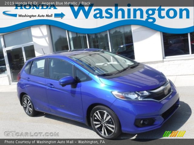 2019 Honda Fit EX in Aegean Blue Metallic