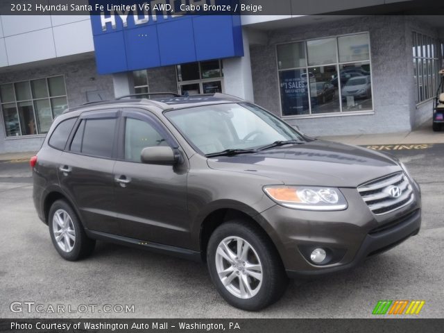 2012 Hyundai Santa Fe Limited V6 AWD in Cabo Bronze