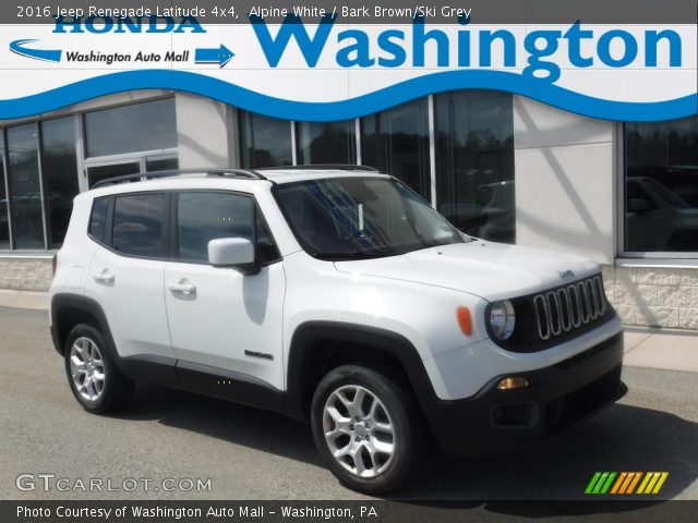 2016 Jeep Renegade Latitude 4x4 in Alpine White