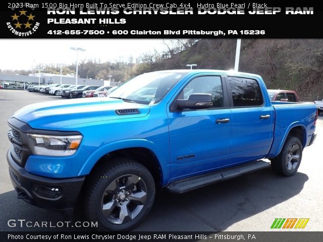 2023 Ram 1500 Big Horn Built To Serve Edition Crew Cab 4x4 in Hydro Blue Pearl