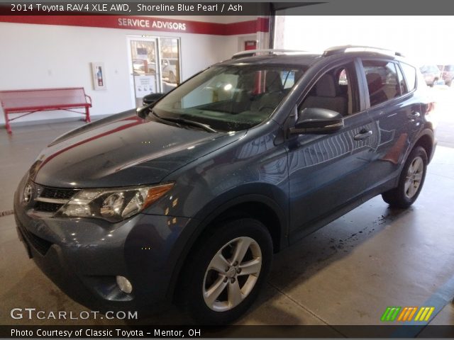 2014 Toyota RAV4 XLE AWD in Shoreline Blue Pearl