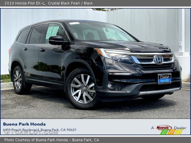 2019 Honda Pilot EX-L in Crystal Black Pearl