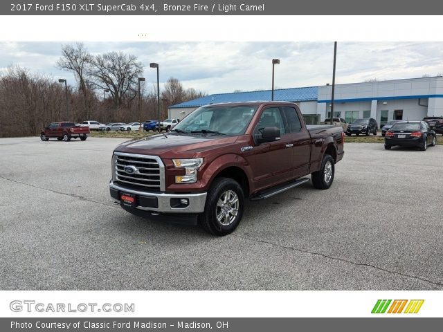 2017 Ford F150 XLT SuperCab 4x4 in Bronze Fire