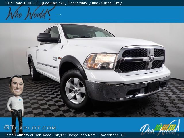 2015 Ram 1500 SLT Quad Cab 4x4 in Bright White