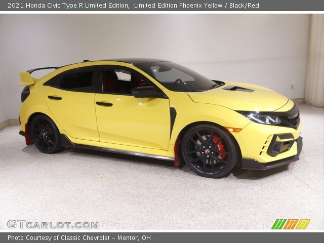 2021 Honda Civic Type R Limited Edition in Limited Edition Phoenix Yellow