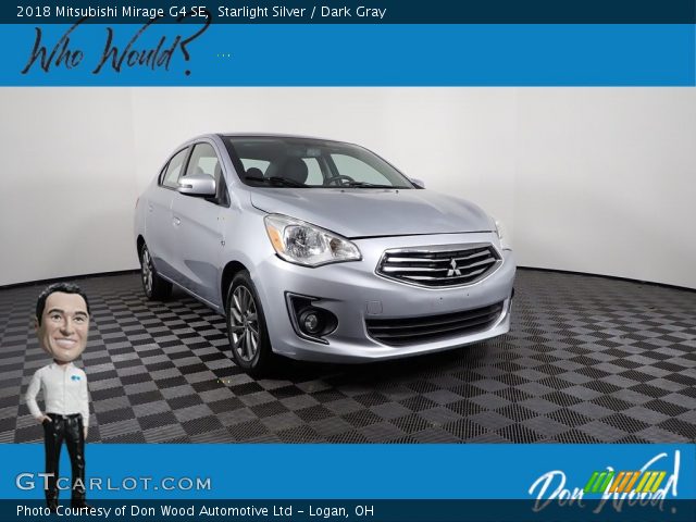 2018 Mitsubishi Mirage G4 SE in Starlight Silver