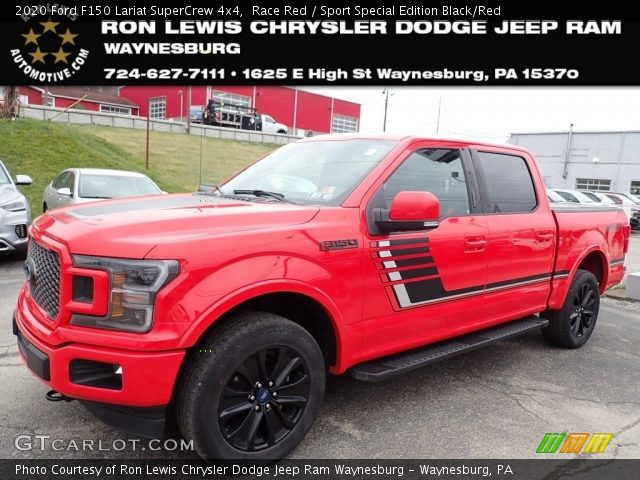 2020 Ford F150 Lariat SuperCrew 4x4 in Race Red