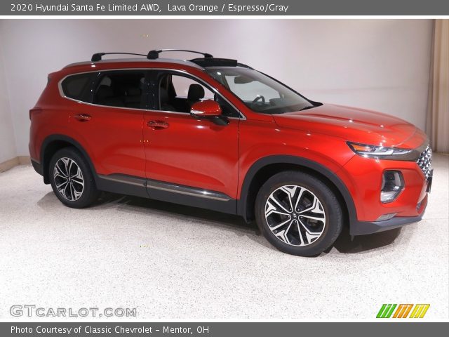 2020 Hyundai Santa Fe Limited AWD in Lava Orange