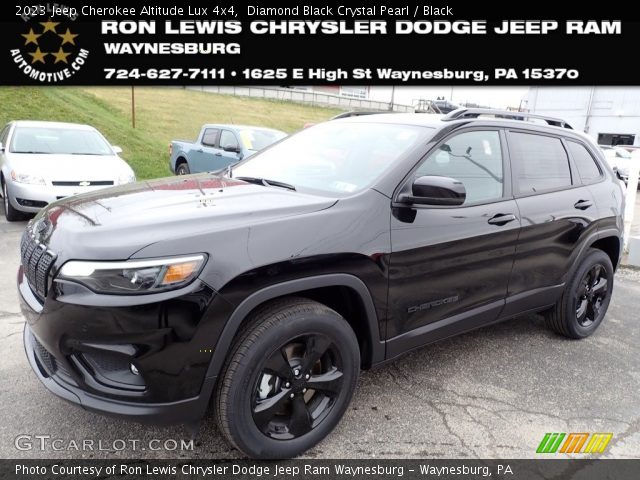 2023 Jeep Cherokee Altitude Lux 4x4 in Diamond Black Crystal Pearl