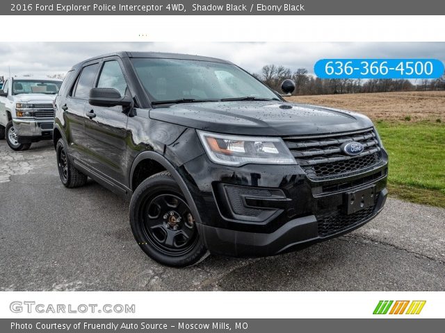 2016 Ford Explorer Police Interceptor 4WD in Shadow Black