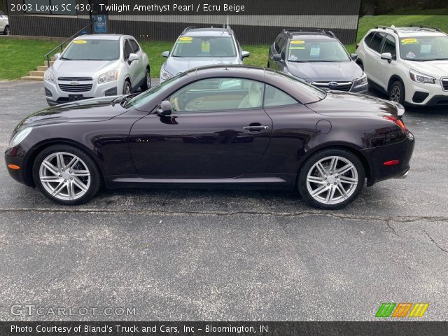 2003 Lexus SC 430 in Twilight Amethyst Pearl