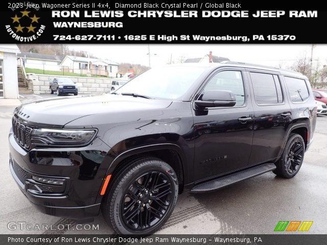 2023 Jeep Wagoneer Series II 4x4 in Diamond Black Crystal Pearl