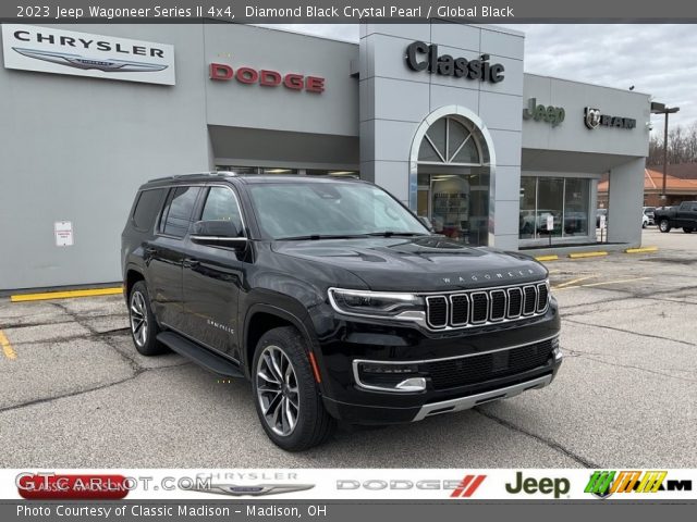 2023 Jeep Wagoneer Series II 4x4 in Diamond Black Crystal Pearl