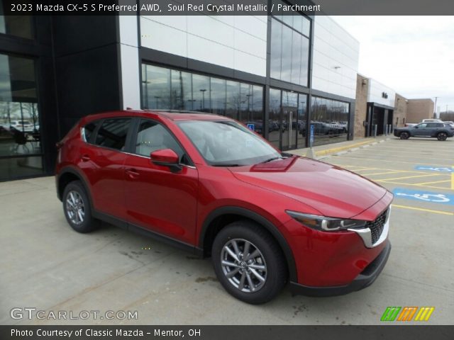 2023 Mazda CX-5 S Preferred AWD in Soul Red Crystal Metallic