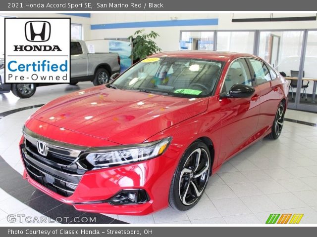 2021 Honda Accord Sport SE in San Marino Red