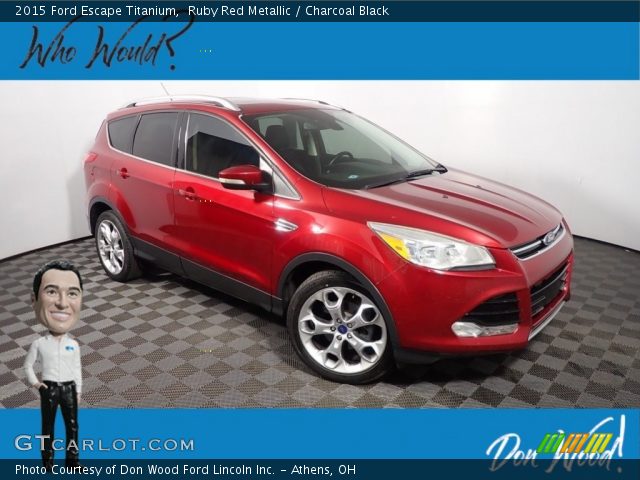 2015 Ford Escape Titanium in Ruby Red Metallic