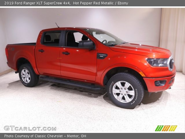 2019 Ford Ranger XLT SuperCrew 4x4 in Hot Pepper Red Metallic