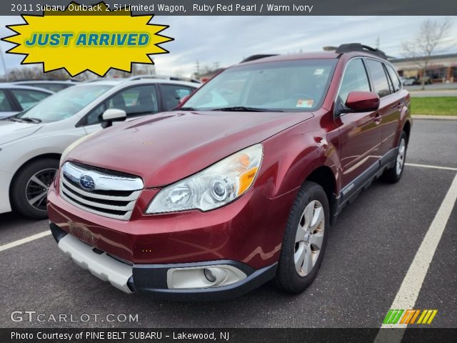 2011 Subaru Outback 2.5i Limited Wagon in Ruby Red Pearl