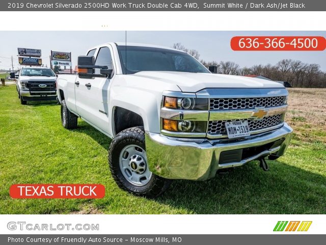 2019 Chevrolet Silverado 2500HD Work Truck Double Cab 4WD in Summit White