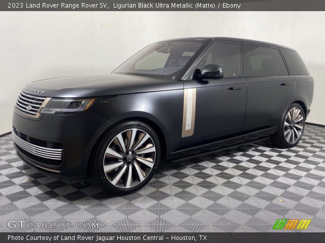 2023 Land Rover Range Rover SV in Ligurian Black Ultra Metallic (Matte)
