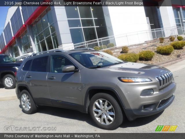 2016 Jeep Cherokee Limited 4x4 in Light Brownstone Pearl