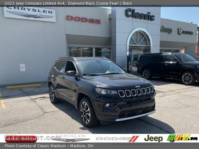 2023 Jeep Compass Limited 4x4 in Diamond Black Crystal Pearl
