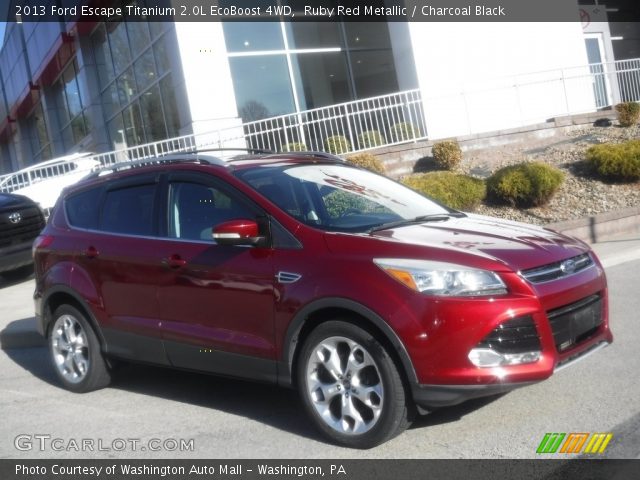 2013 Ford Escape Titanium 2.0L EcoBoost 4WD in Ruby Red Metallic