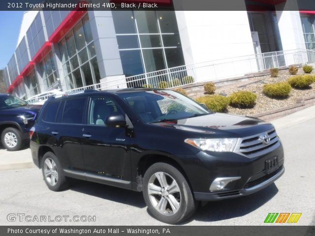 2012 Toyota Highlander Limited 4WD in Black