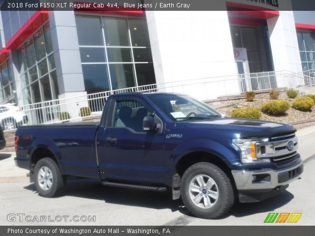 2018 Ford F150 XLT Regular Cab 4x4 in Blue Jeans