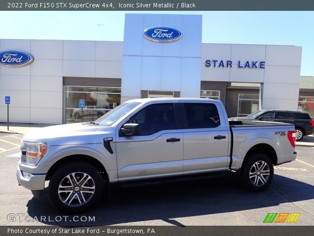 2022 Ford F150 STX SuperCrew 4x4 in Iconic Silver Metallic
