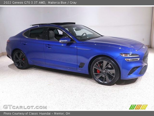 2022 Genesis G70 3.3T AWD in Mallorca Blue