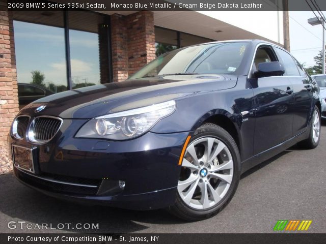 2009 BMW 5 Series 535xi Sedan in Monaco Blue Metallic