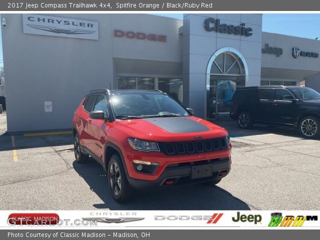 2017 Jeep Compass Trailhawk 4x4 in Spitfire Orange