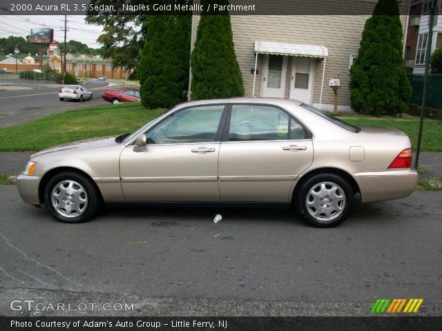 2000 Acura RL 3.5 Sedan in Naples Gold Metallic
